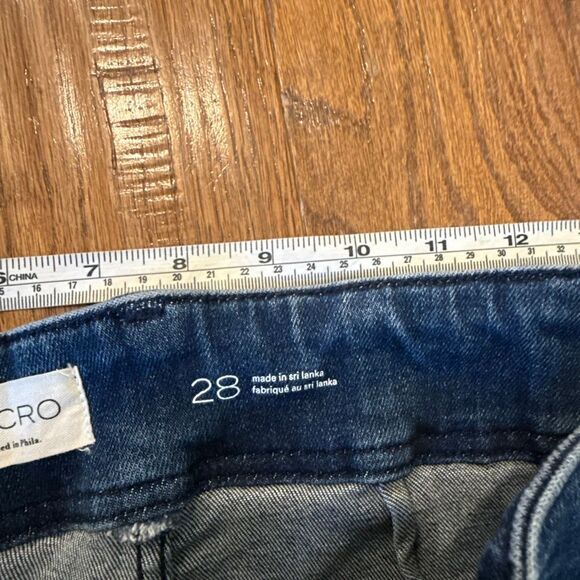 Anthropologie Pilcro 70’s the high rise slim crop seam front jeans 28 - Picture 9 of 15